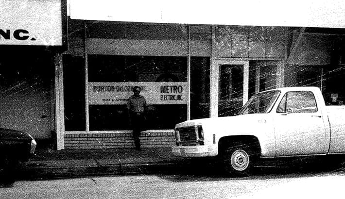 Metro Electric's first Brownsville office, 1973